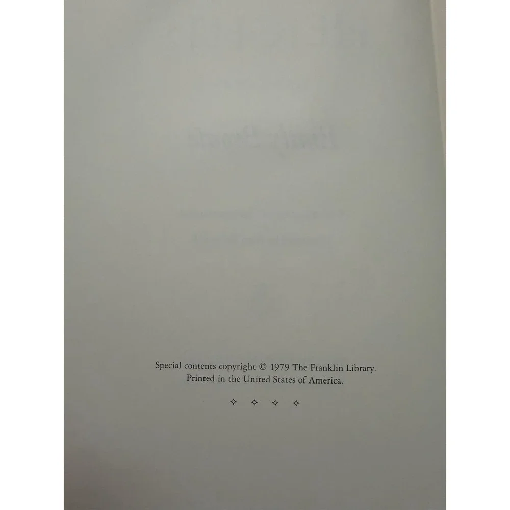 Wuthering Heights Emily Bronte Franklin Library 1979 Collector Edition